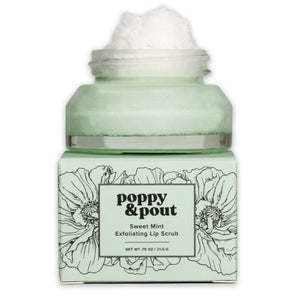 Poppy & Pout Sweet Mint Lip Scrub - The Hawaii Store