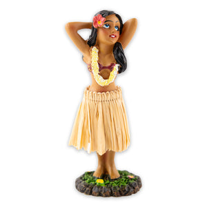 Posing Hula Girl  Dashboard Bobble Doll - The Hawaii Store