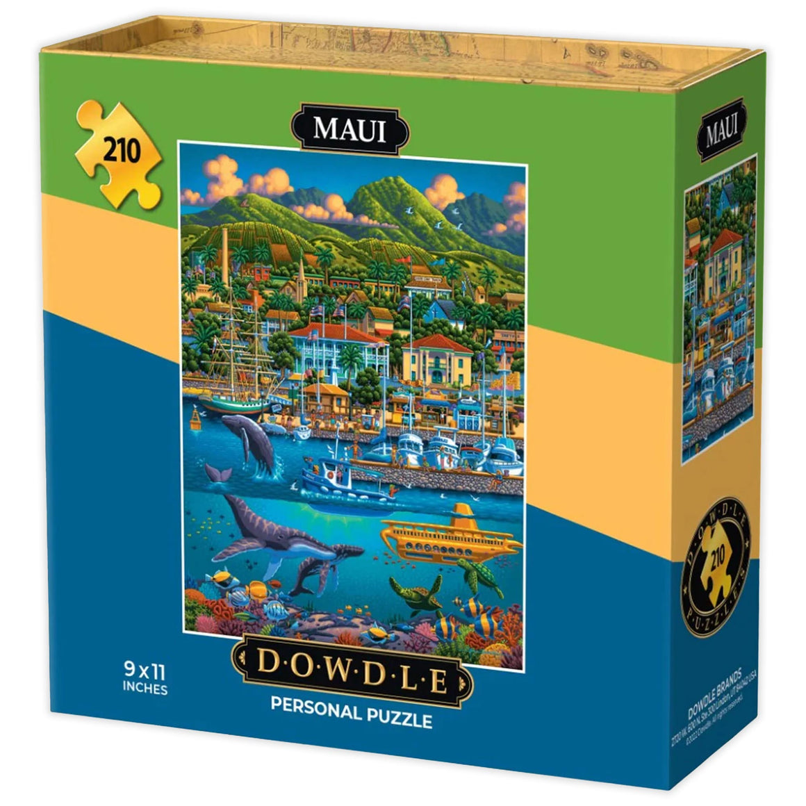 Dowdle Personal "Maui" Jigsaw Puzzle, 210 Pieces The Hawaii Store