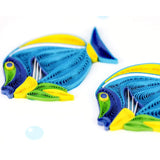 Quilled Colorful Fish Greeting Card - The Hawaii Store