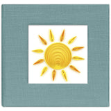 Quilled "Sun" Linen Sticky Note Pad Cover