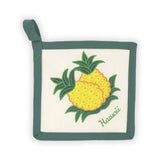 Quilted Pineapple Motif Potholder