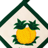 Regency Creations Hawaii Quilted Pineapple Motif Potholder- 8" x 8"