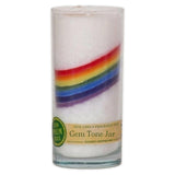 Aloha Bay "Rainbow Gem Tone" Unscented Jar Candle