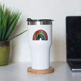 Summasea "Rainbow" Vinyl Sticker on Water Flask