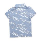 Reign + Skye Boy's "Ocean Blue" Aloha Shirt