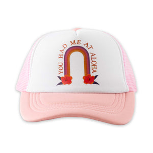 Reign + Skye "You Had Me at Aloha" Trucker Hat- Toddler or Youth Size - The Hawaii Store