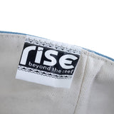 "Rise Beyond The Reef" Bua Block Tote Bag Label