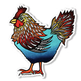 SummaSea "Rooster" Contour-cut Vinyl Sticker