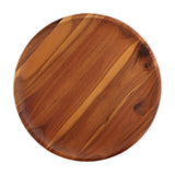Round Acacia Wood Serving Plate, 8-Inch 
