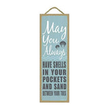 Wood "May You Always Have Shells" Wall Art - The Hawaii Store