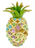 Box Pineapple Swarovski Multi Medium - The Hawaii Store