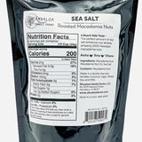 Ahualoa "Sea Salt" Roasted Macadamia Nuts- 8 oz. Nutrition Information 