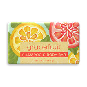 Greenwich Bay Grapefruit Shampoo & Body Bar- 4.2oz