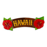 "Hawaii" Hibiscus Wall Art Sign- 12''