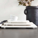  White Marble Small Serving Tray