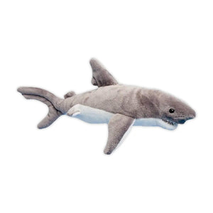 Smiley Grey Shark Plush Toy - The Hawaii Store