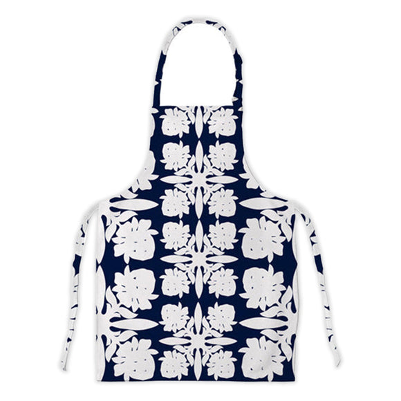 SoHa Living Quilt Apron- Navy - The Hawaii Store