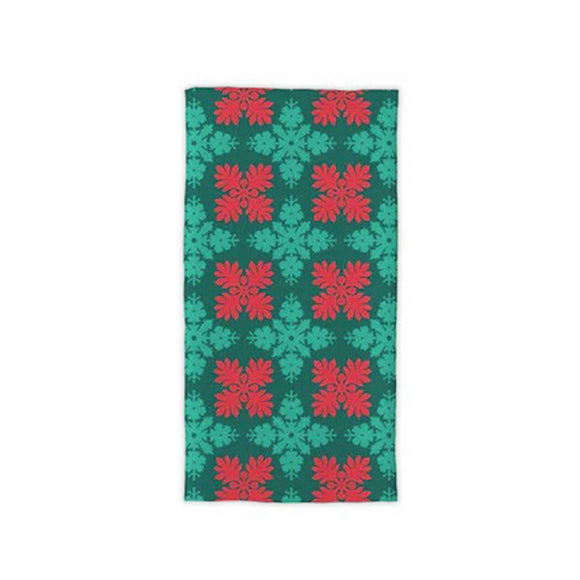 SoHa Living Quilt Kitchen Towel- Red & Green - The Hawaii Store