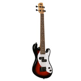 Kala Solid Body 4-string UBASS®  Bass Ukulele- Tobacco Burst 