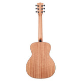 Kala Solid Mahogany Orchestra Mini Guitar with Cedar Top- Back View