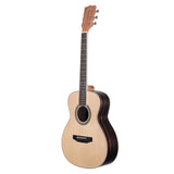 Kala Ebony Orchestra Mini Guitar with Solid Spruce Top- Side View