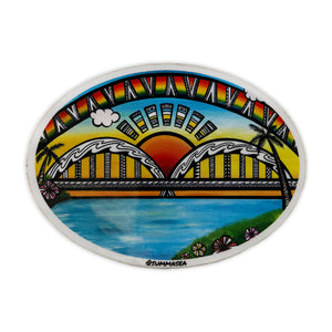 SummaSea "Haleiwa Bridge" Sticker