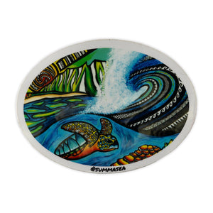 SummaSea "Honu Wave" Sticker 