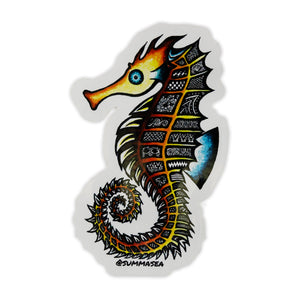 Summasea "Seahorse" Vinyl Sticker by Summer Colmus