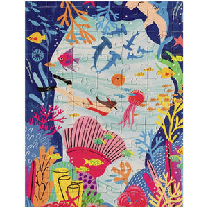 Surf Shack "Diver" Kid's Puzzle by Emma Jayne, 70-Piece