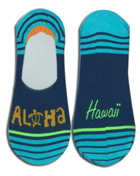 Aloha Honu No-Show Socks