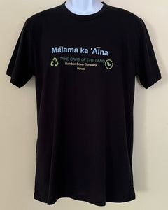 Bamboo Boxer "Malama ka Aina" Eco Tee Black