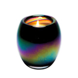 "Titanium Glow" Glass Candle- Patchouli and Bergamot Scents