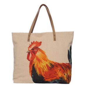 Cotton Curls  Marans Rooster Tote Bag