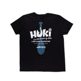 Tee HUKI Adult VNeCK BLCK