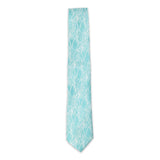 Pineapple Palaka "Kalo" Neck Tie- Teal & White