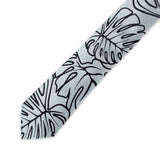 Tie Monstera Dark Blue Modern - The Hawaii Store