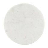 White Marble Pedestal Tray-  6'' Diameter