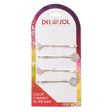 Del Sol "Triangles and Circles" Color-Changing Hair Pins
