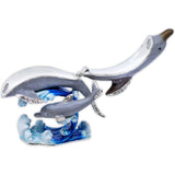 Trinket Box Crystal Dolphin & Baby - Polynesian Cultural Center