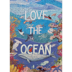 Surf Shack 1000-piece Puzzle "Love the Ocean" by Emma Lopes - Polynesian Cultural Center