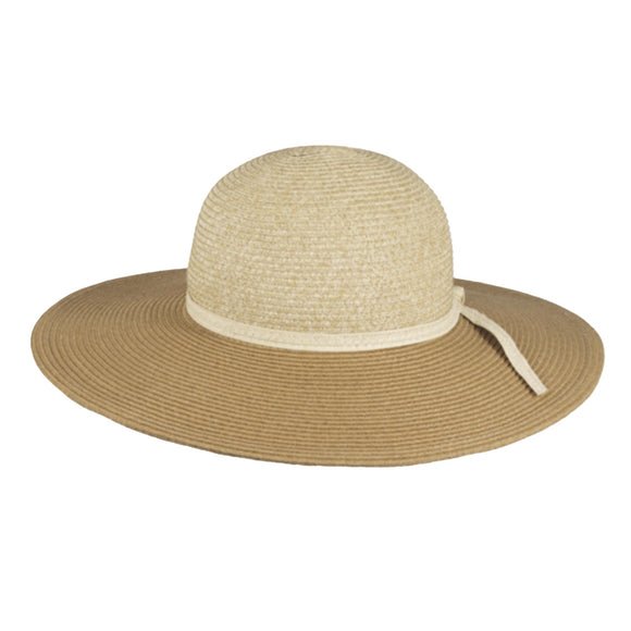 Women's Wide Brim SC 2Tone Hat - Natural - The Hawaii Store
