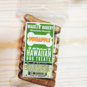 WAGGIN' BAKERY Hawaiian All-Natural Pineapple Dog Treats -4 oz.