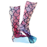Women's "Mermaid" Polyester Knee-high Socks - The Hawaii Store