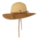 Kooringal Women's "Santa Cruz" Wide Brim 2-Tone Hat- Natural