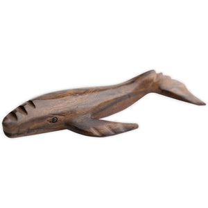 Hand-carved Ironwood Humpback Whale- Medium Length