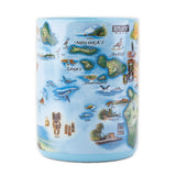 Xplorer Maps Hawai'i Map Ceramic Mug- 16 oz