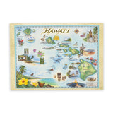 Xplorer Hawaii Map Note Cards- Set of 12 - The Hawaii Store