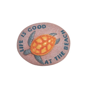 Resin Pebble At the Beach Turtle 1.75'' - The Hawaii Store
