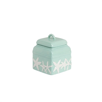 Small Canister Seafoam Starfish